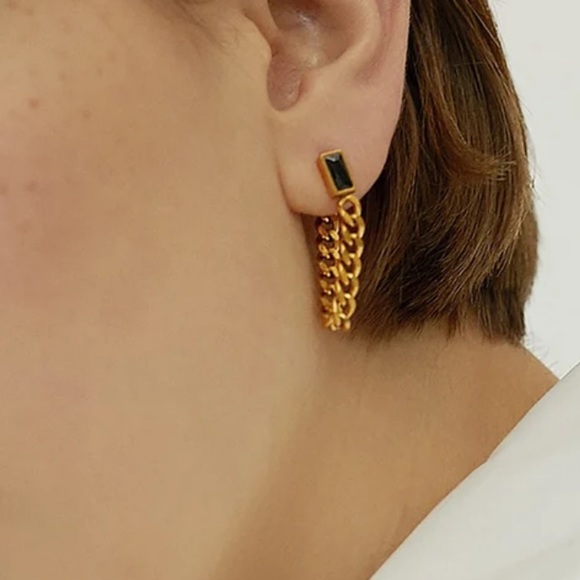 GP Black onyx earrings - Picture 3 of 5